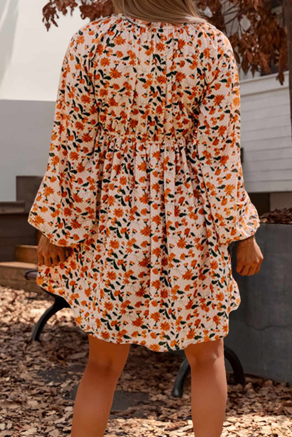 Bubble Sleeve Mini dress