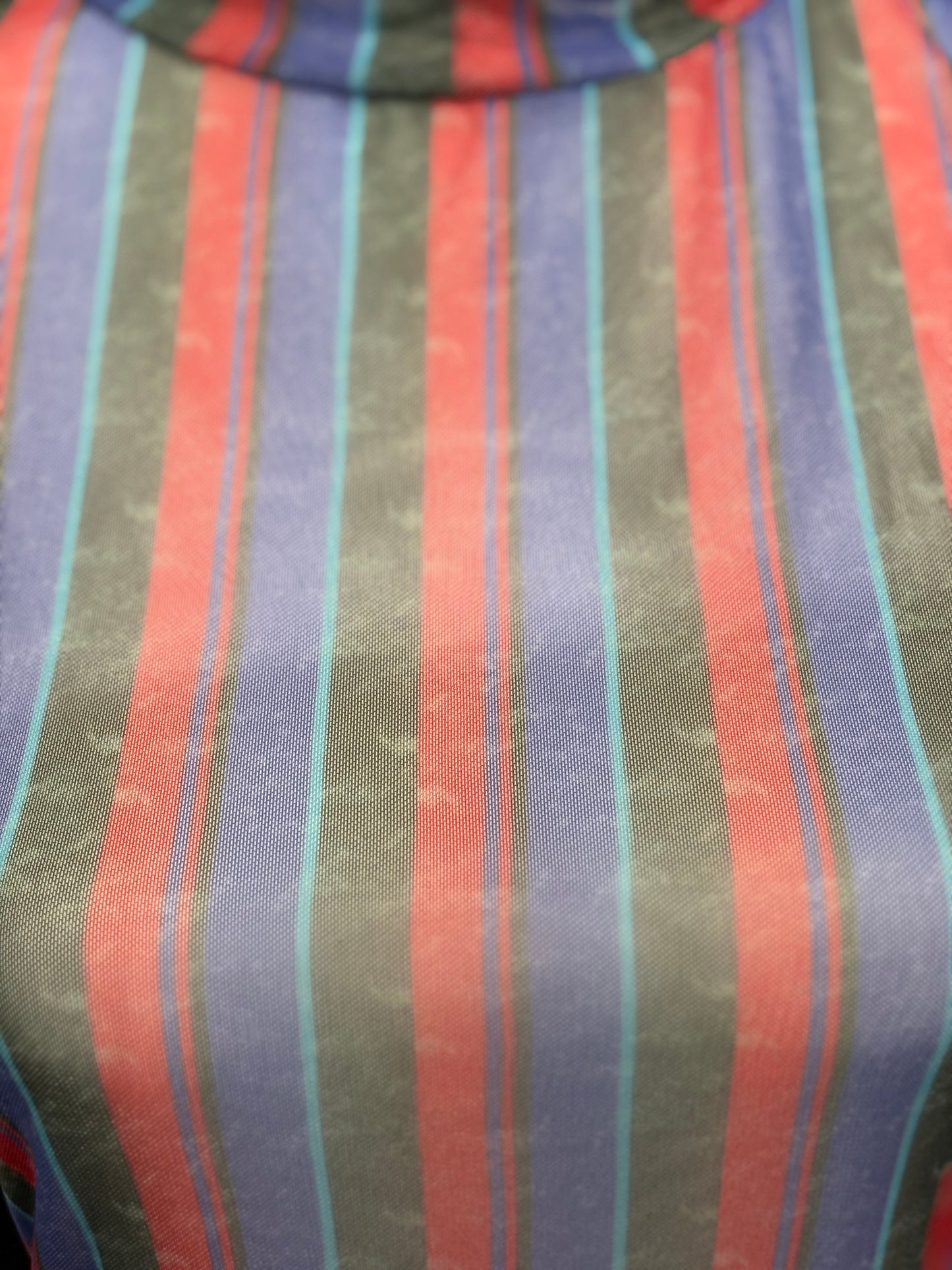 90’s Retro Stripes Mesh Top