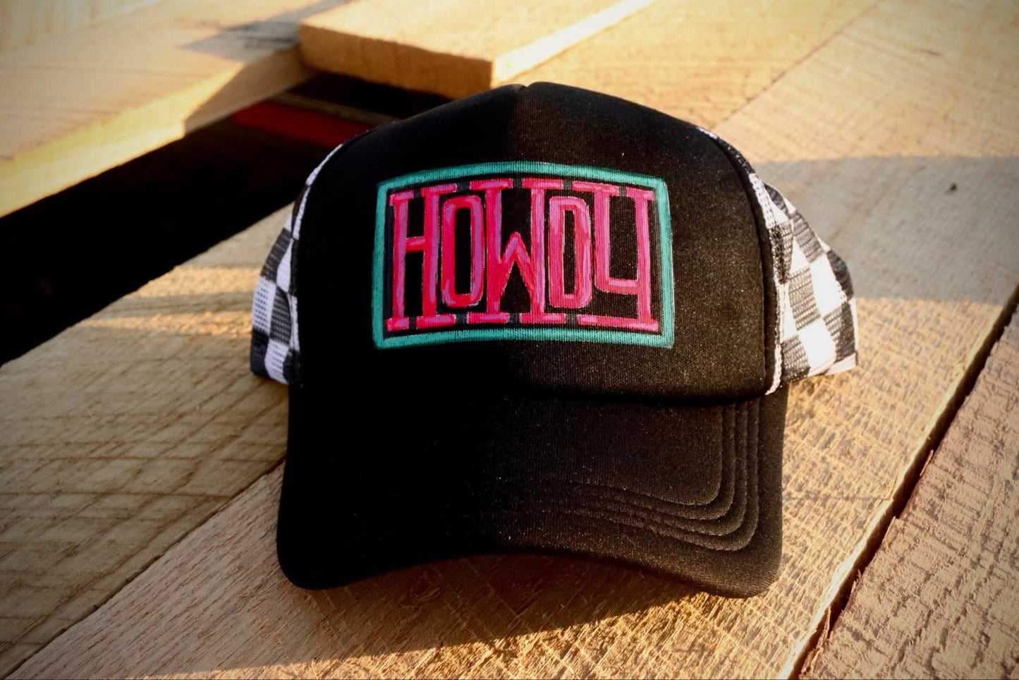 Howdy trucker hat
