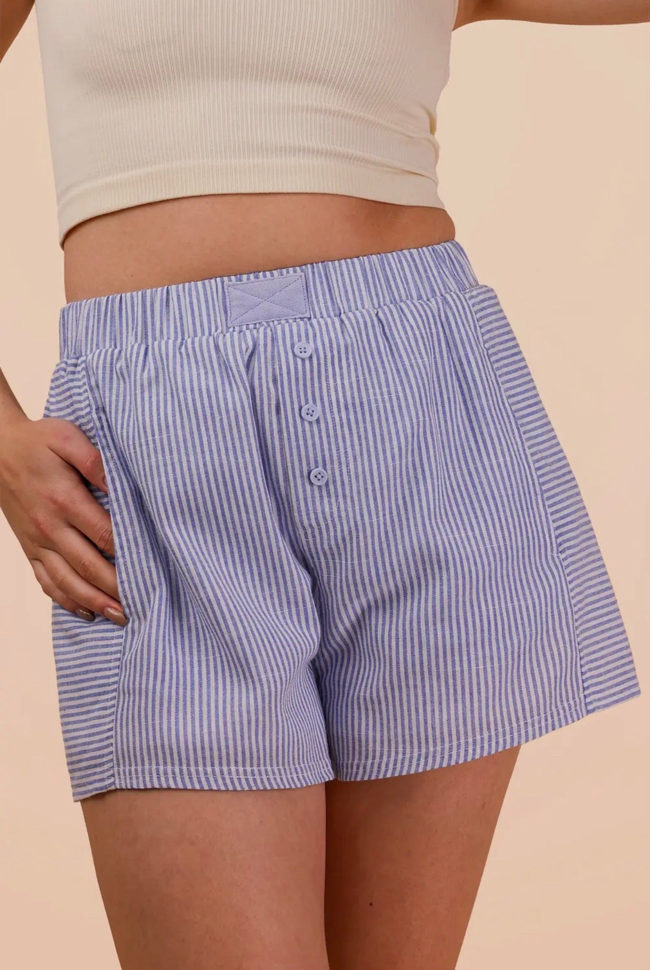 Blue stripe boxers