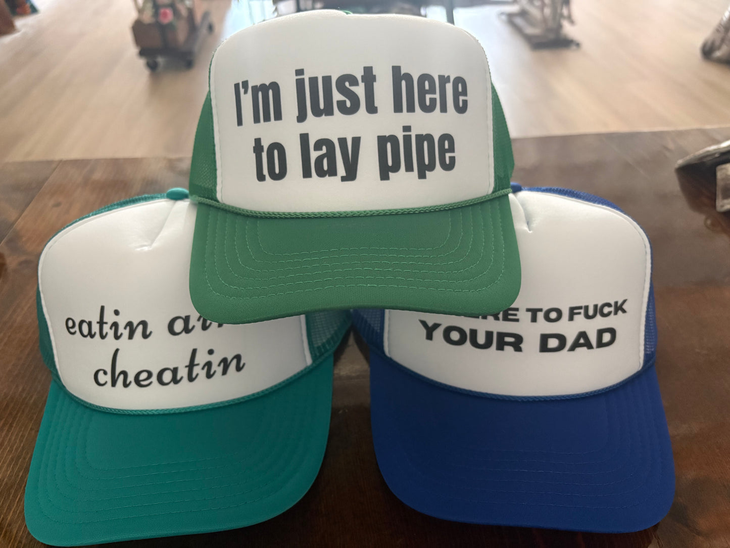 Uncle Bekah’s Inappropriate Trucker Hats