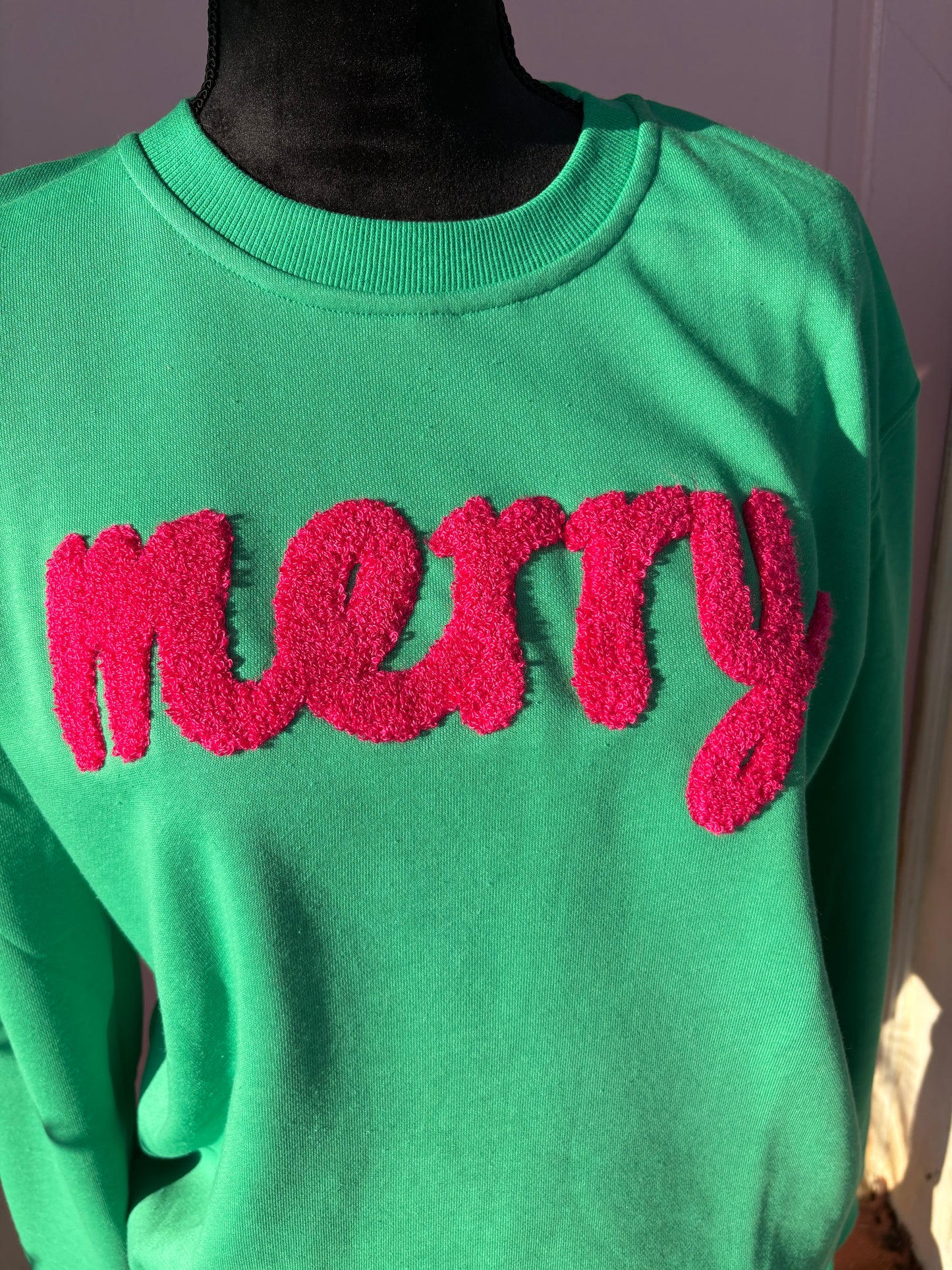 Merry sweater green