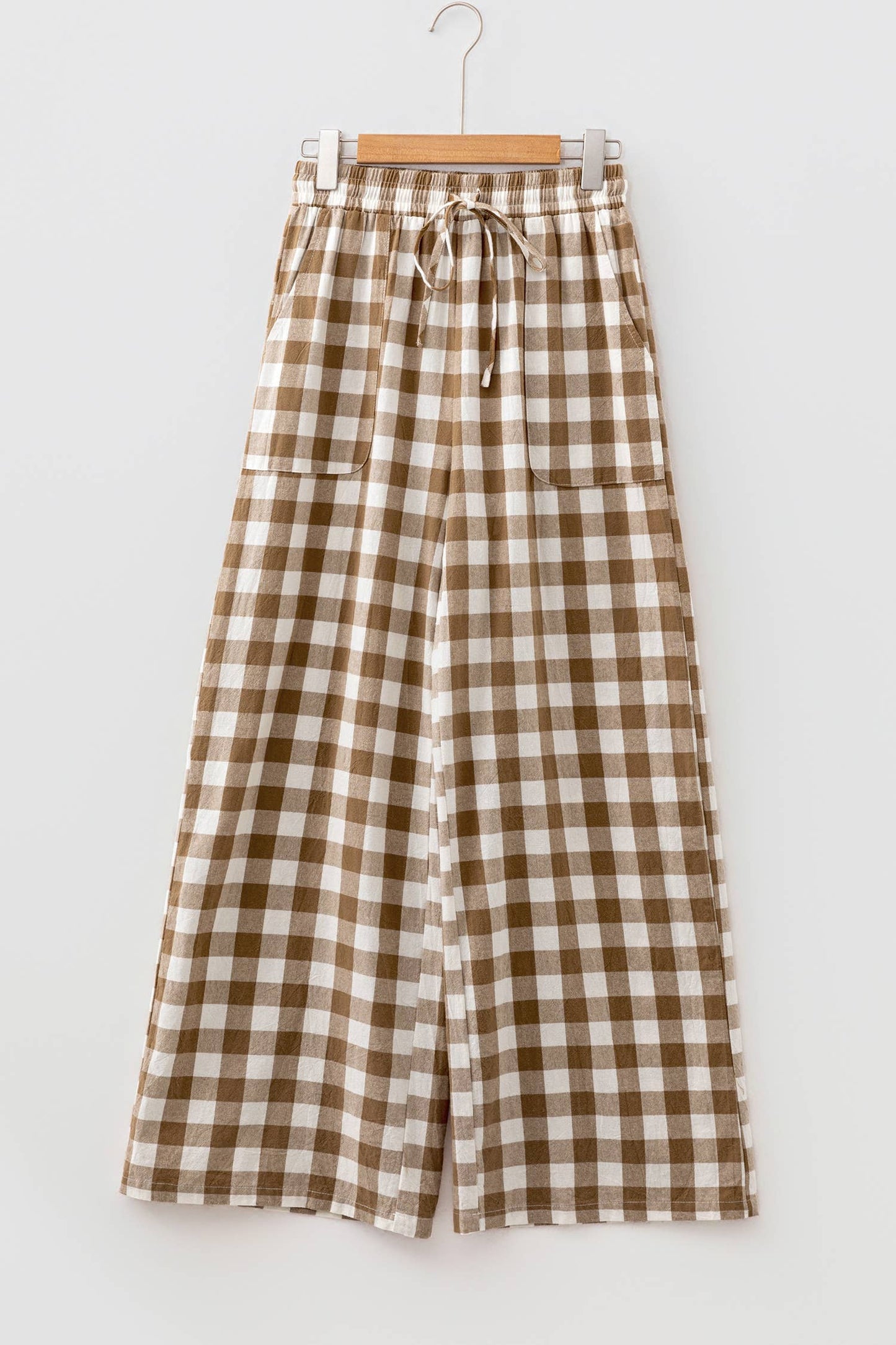 Plaid Print High Waist