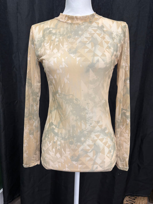 Whispering Sand Mesh Top