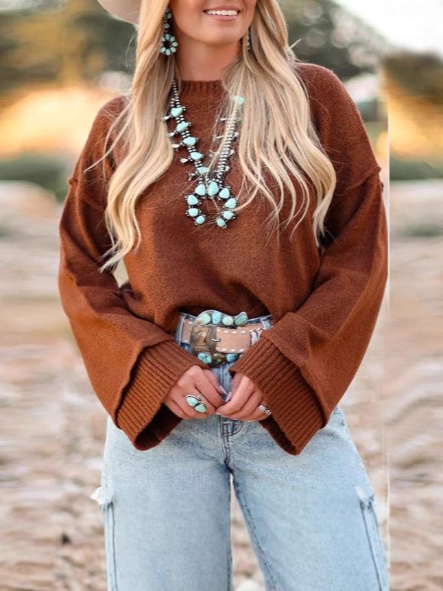 Western Cowboy flare sleeve