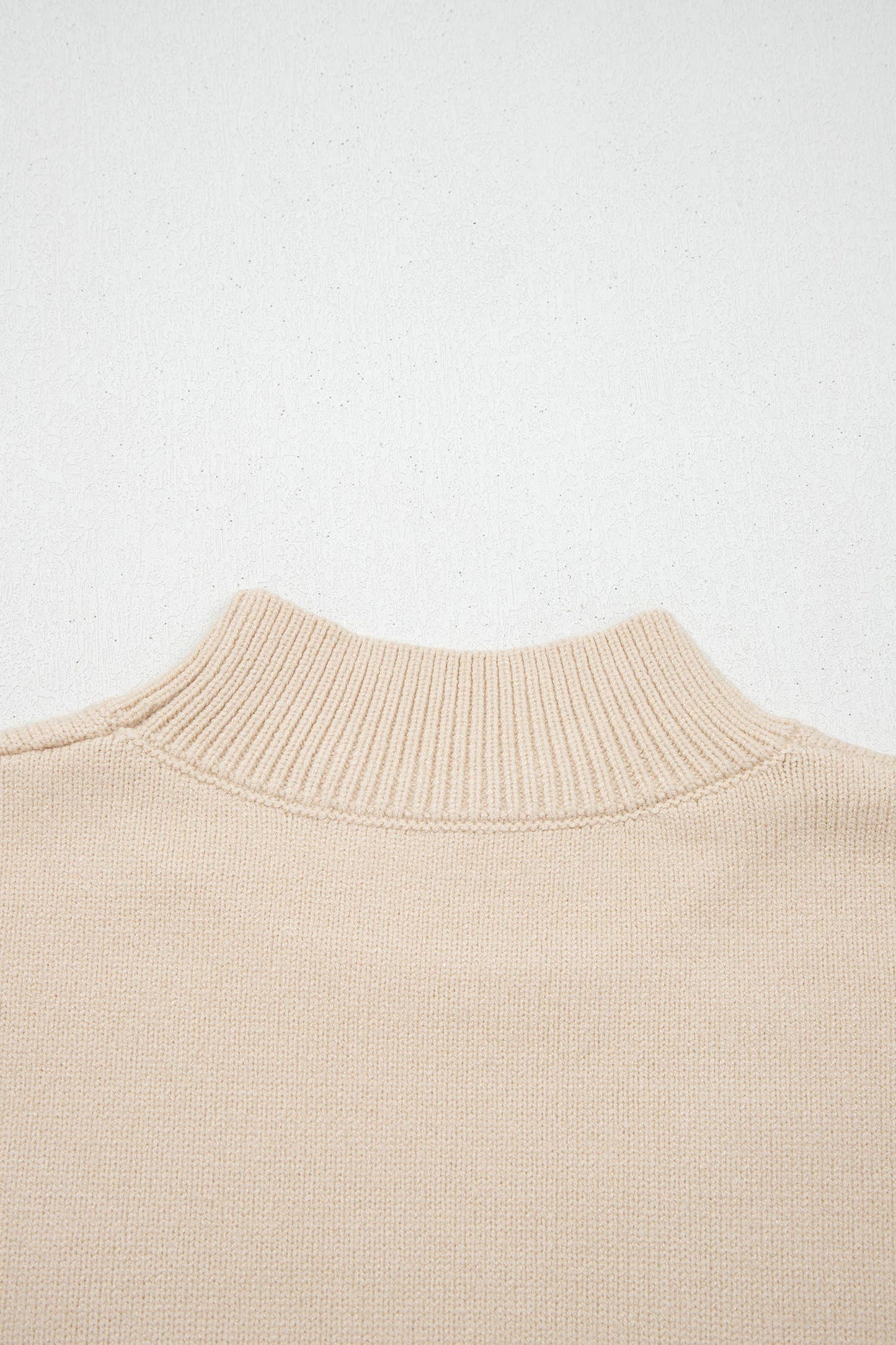 Cowgirl Horseshoe Mock Neck Knit Top