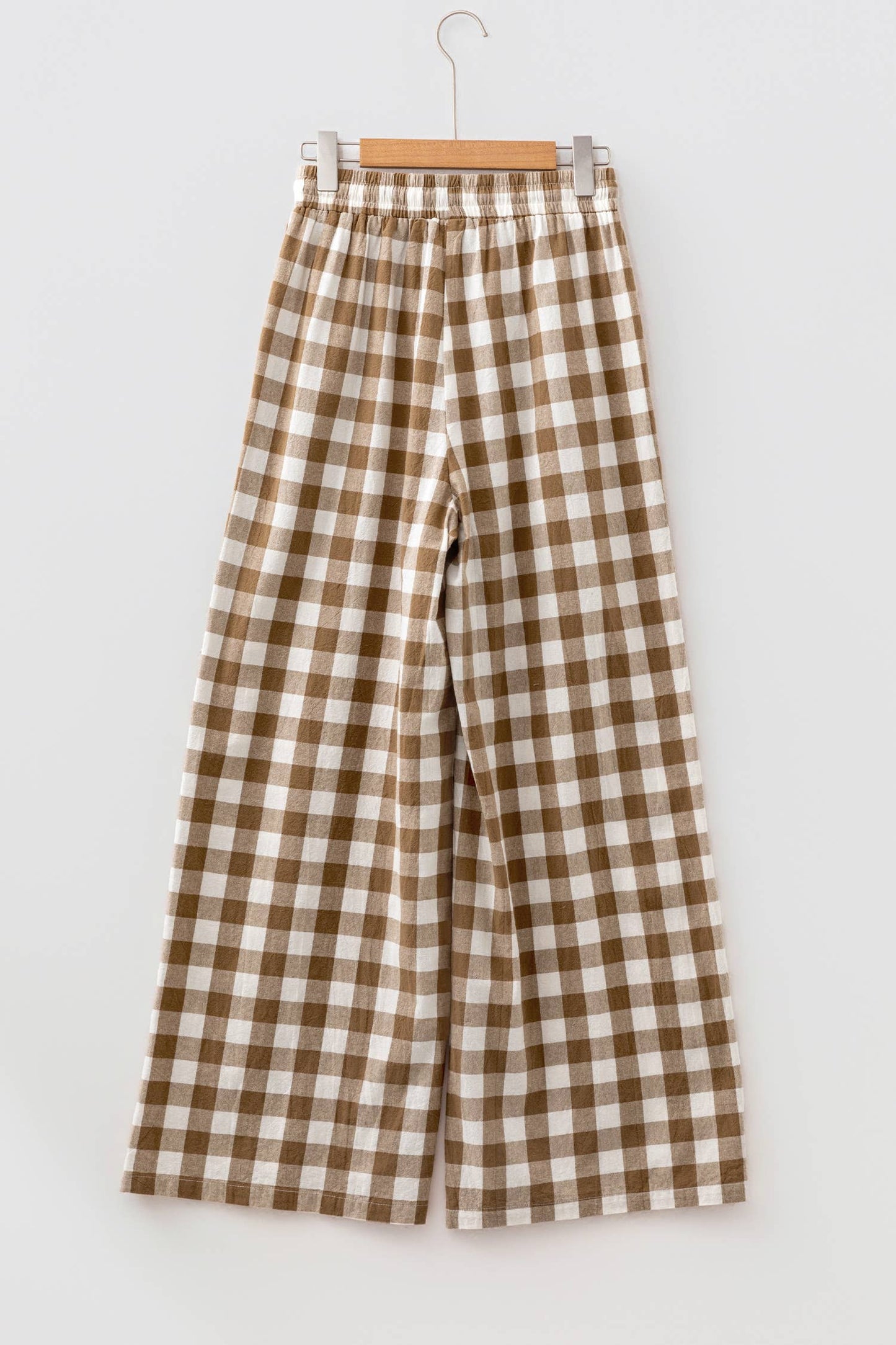 Plaid Print High Waist