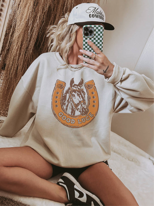 Good Luck Pony Sweatshirt