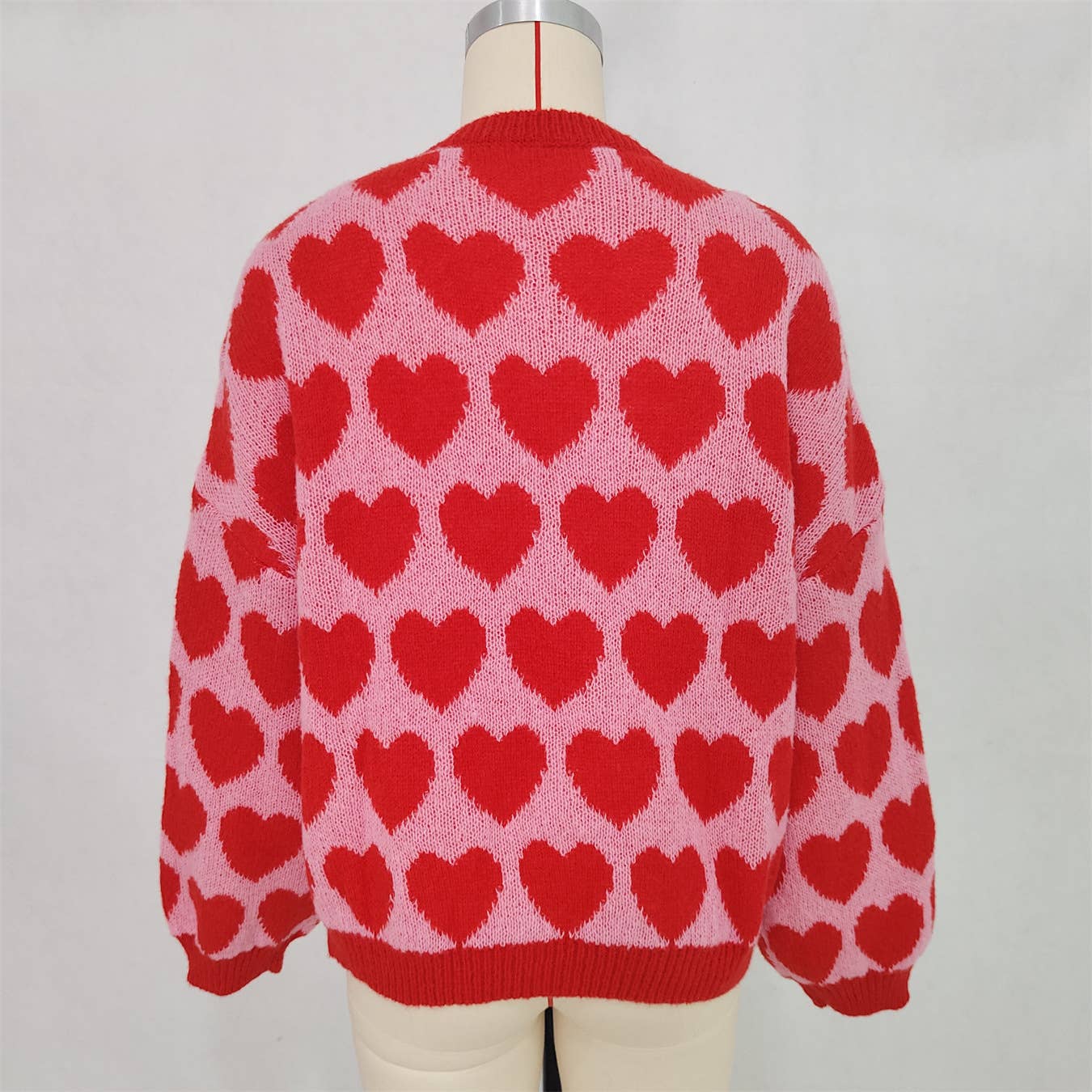 Valentines Heart Knit Sweater
