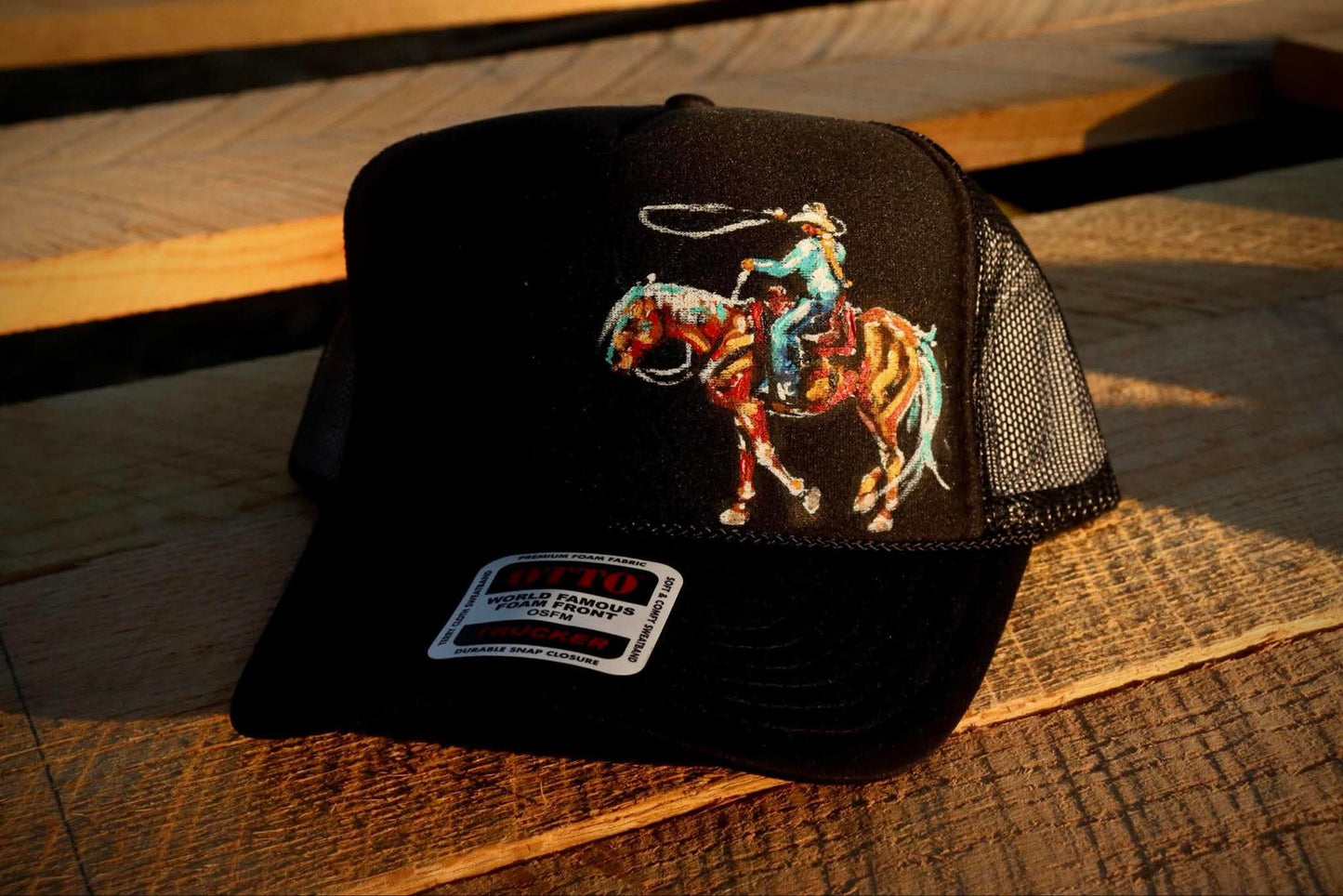 Cowgirl Ropin trucker hat
