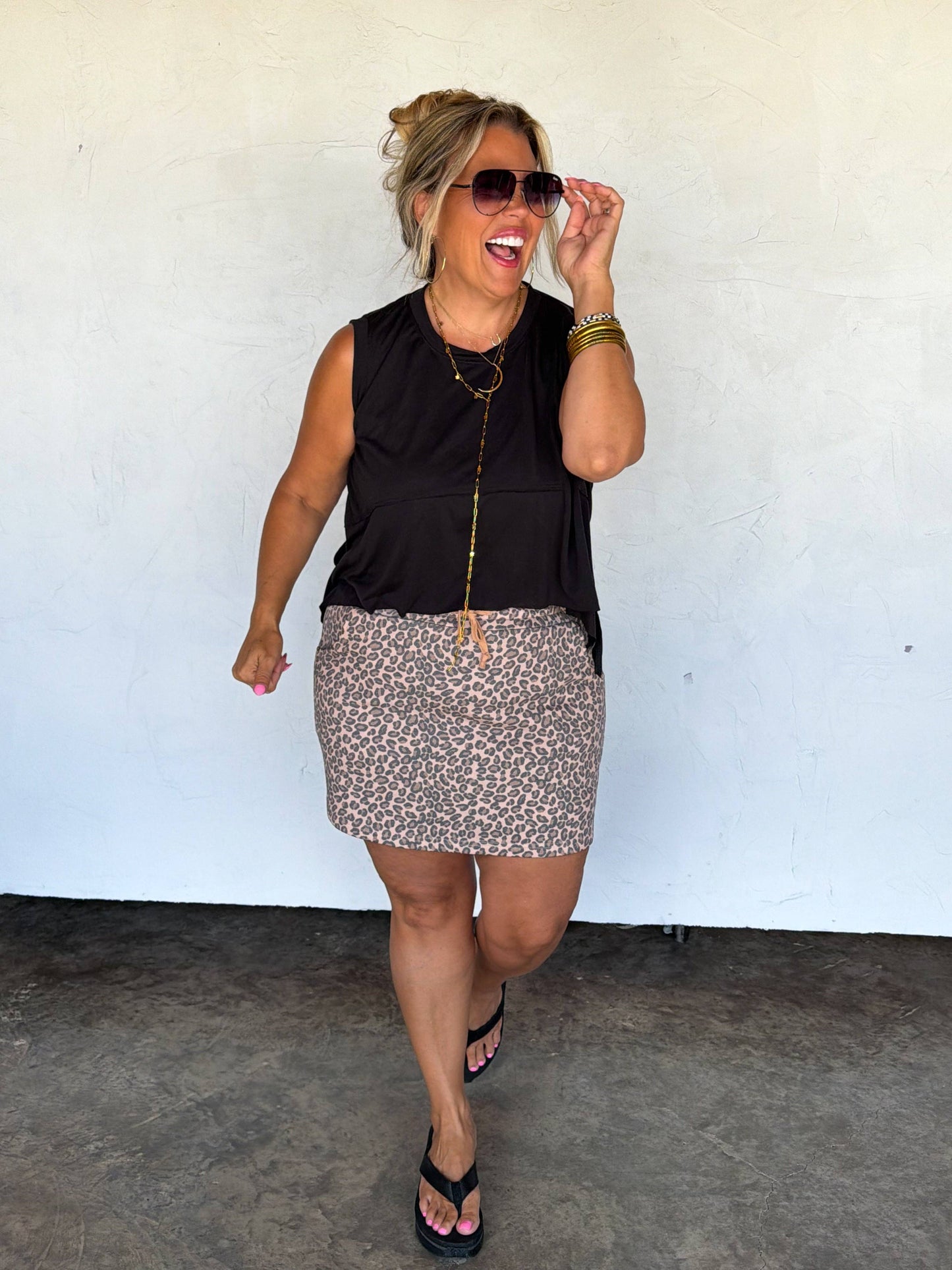 WILD SIDE CHEETAH SKIRT