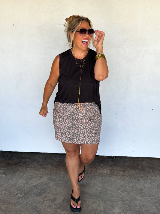 WILD SIDE CHEETAH SKIRT
