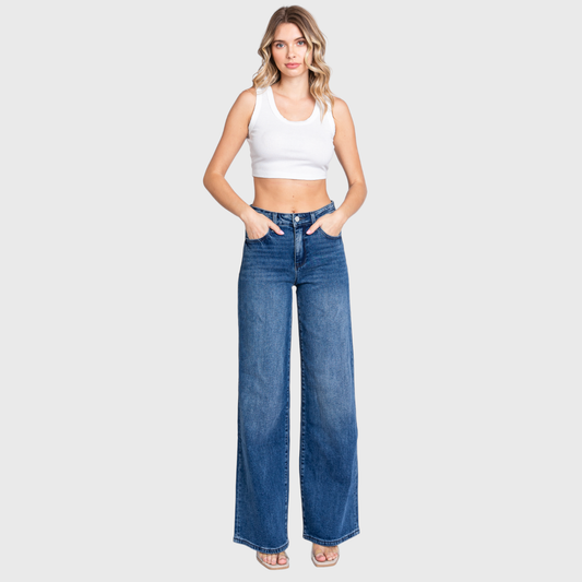 P1058W-DM HIGH RISE WIDE LEG