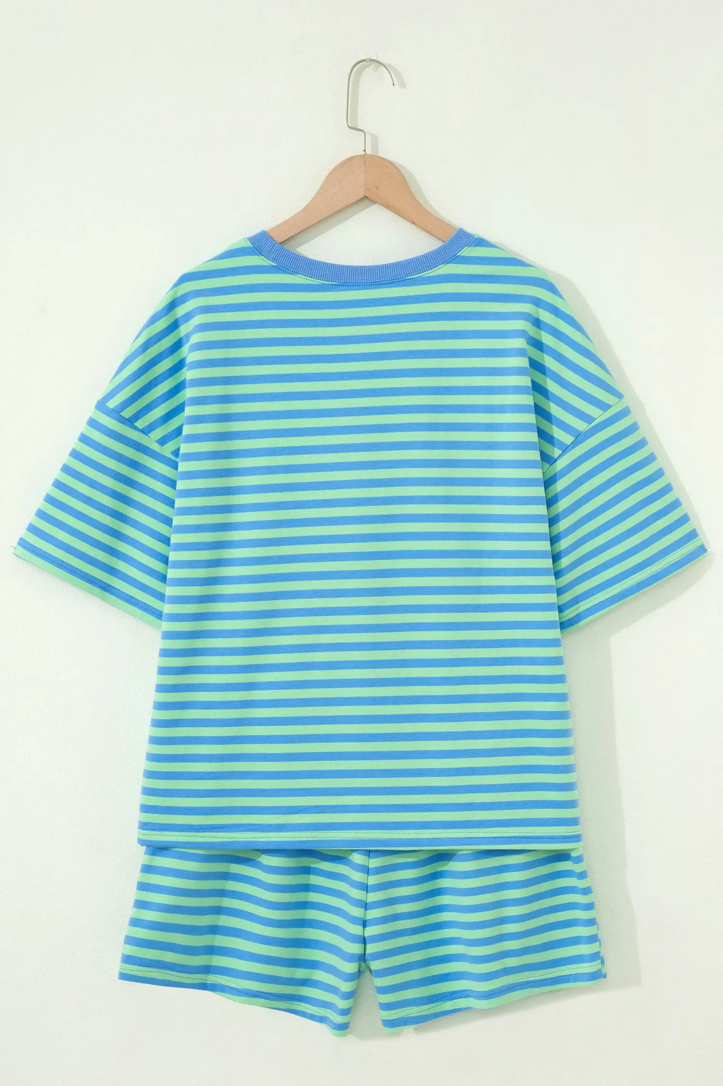 Stripe 2pcs Short Set