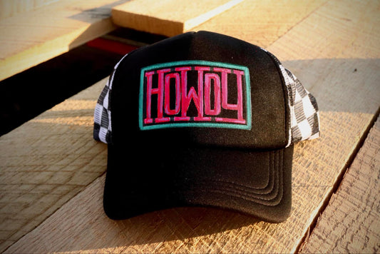 Howdy trucker hat