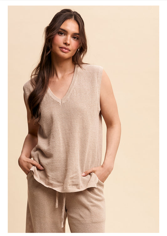 Knit lounge set