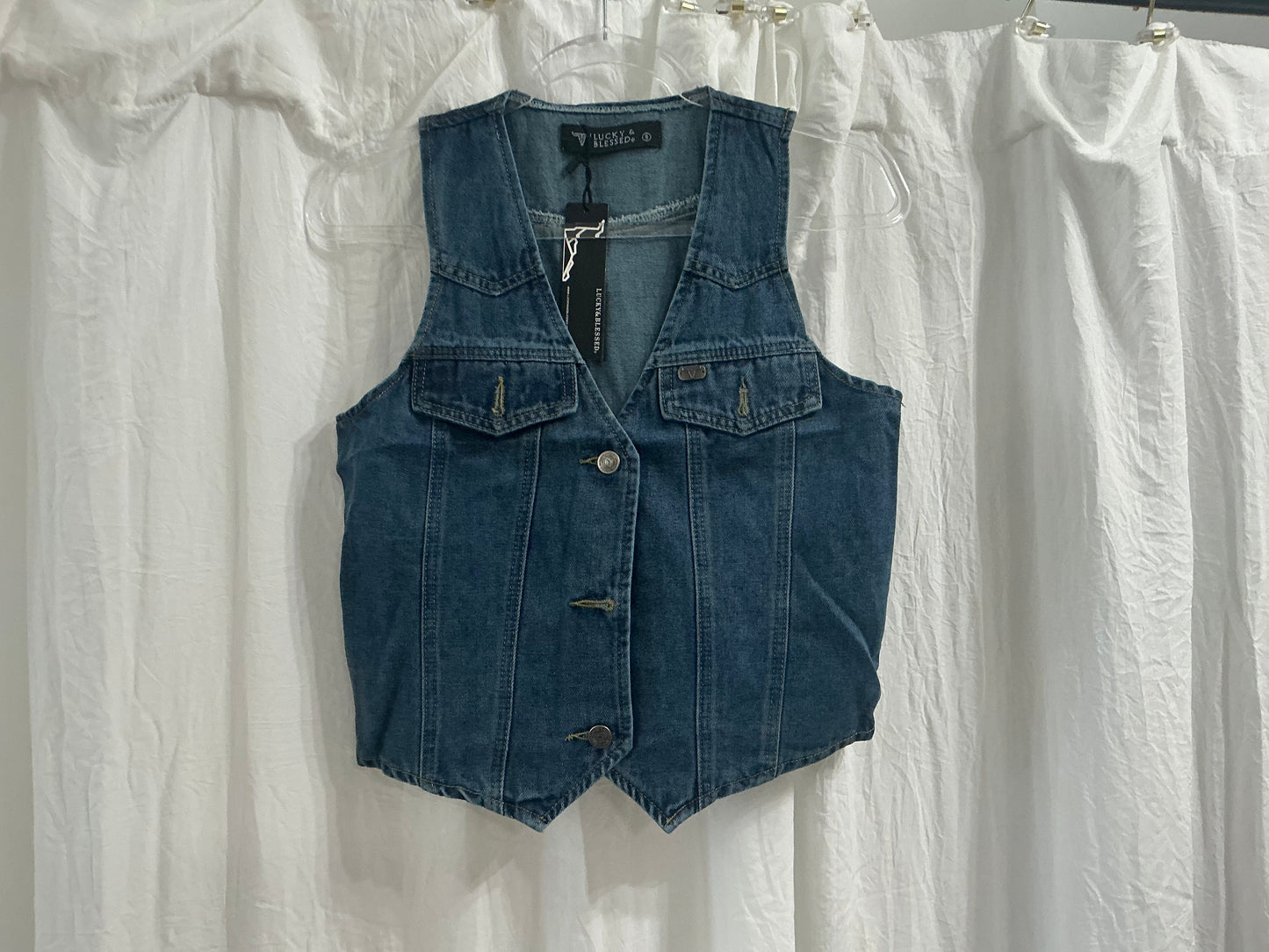 Denim vest