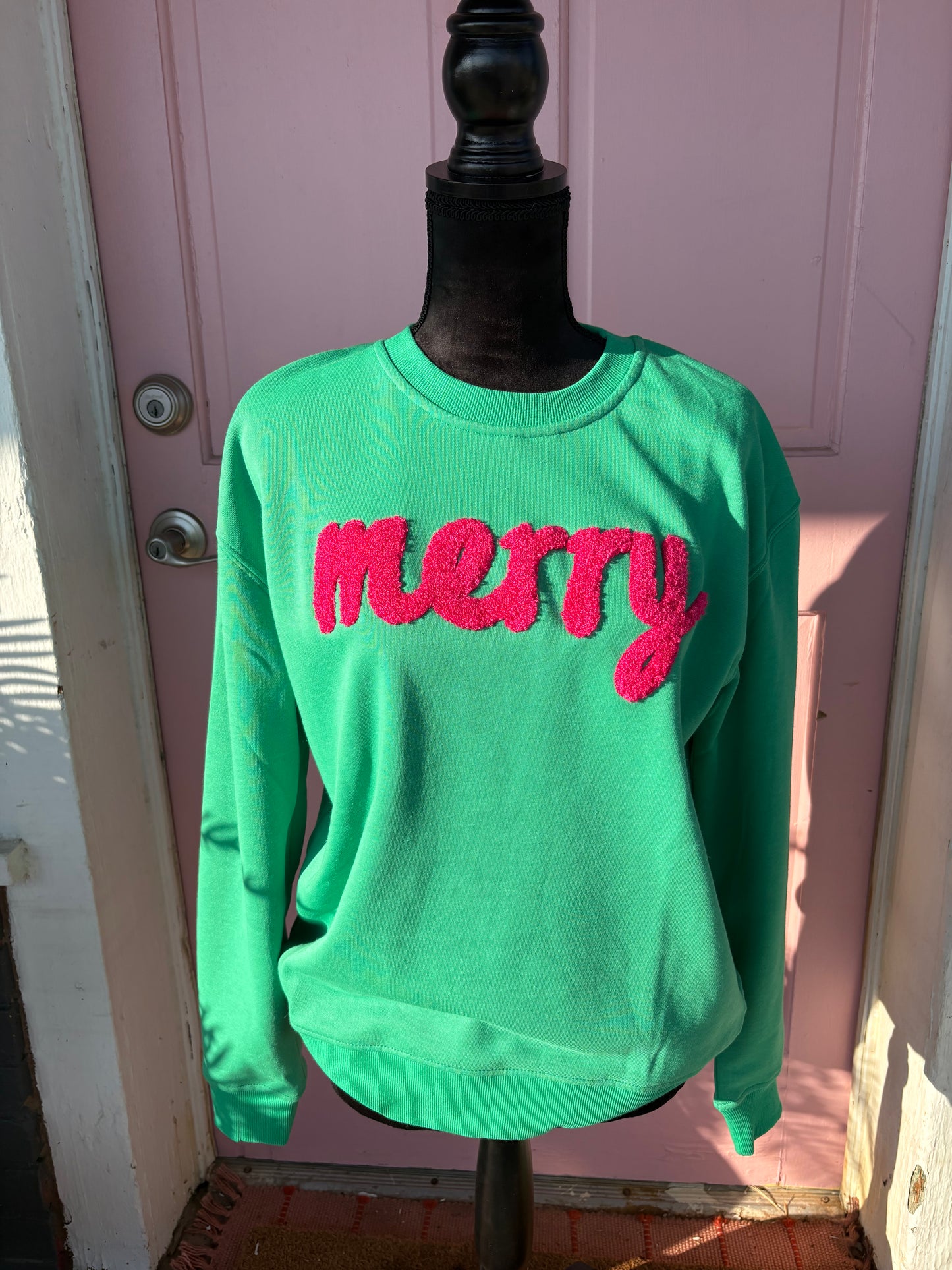 Merry sweater green