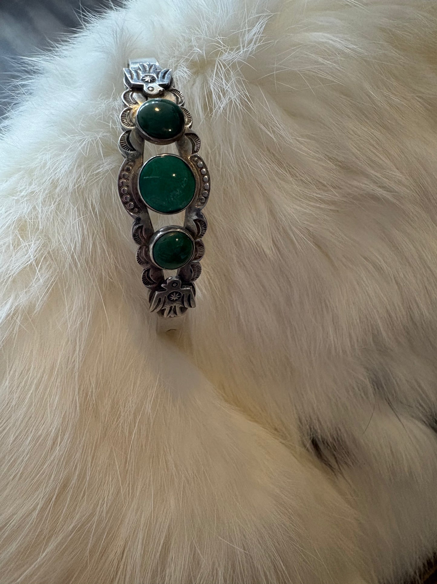 Vintage green onyx