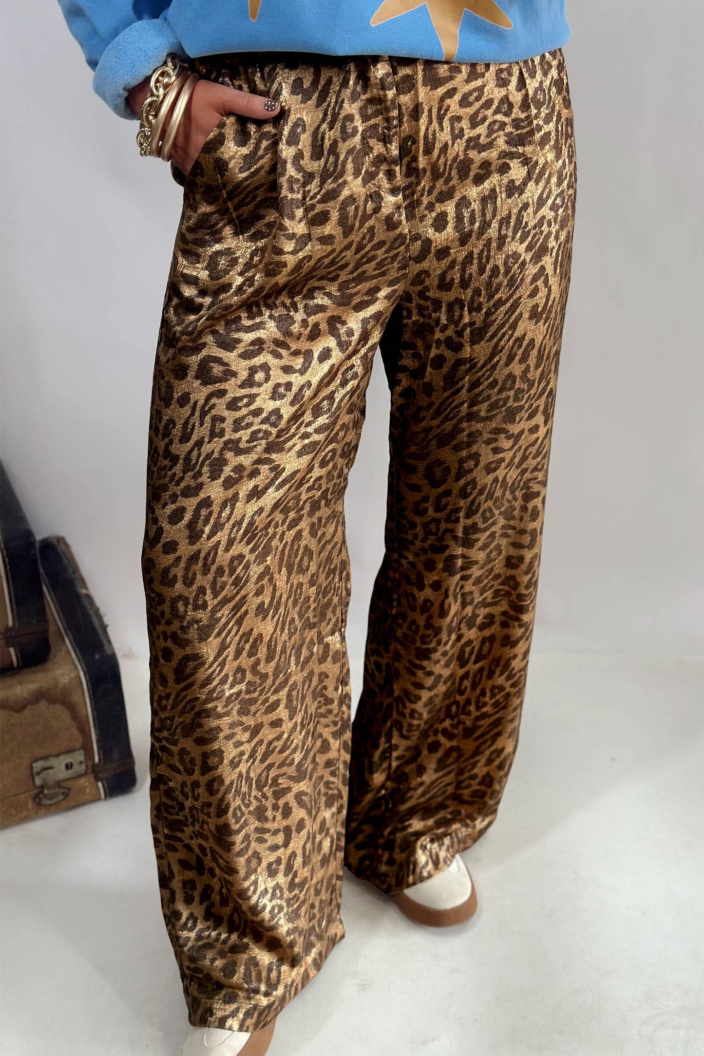 Leopard Print Wide Leg