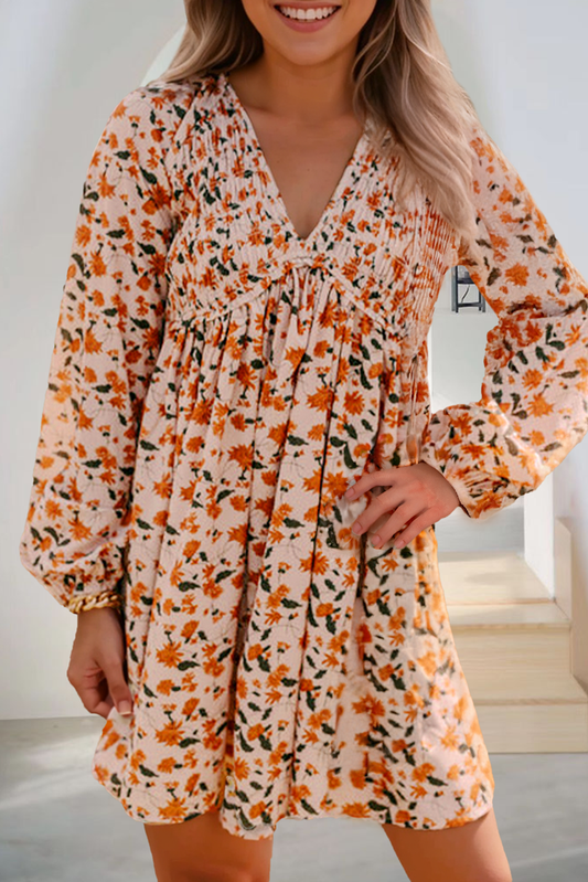 Bubble Sleeve Mini dress