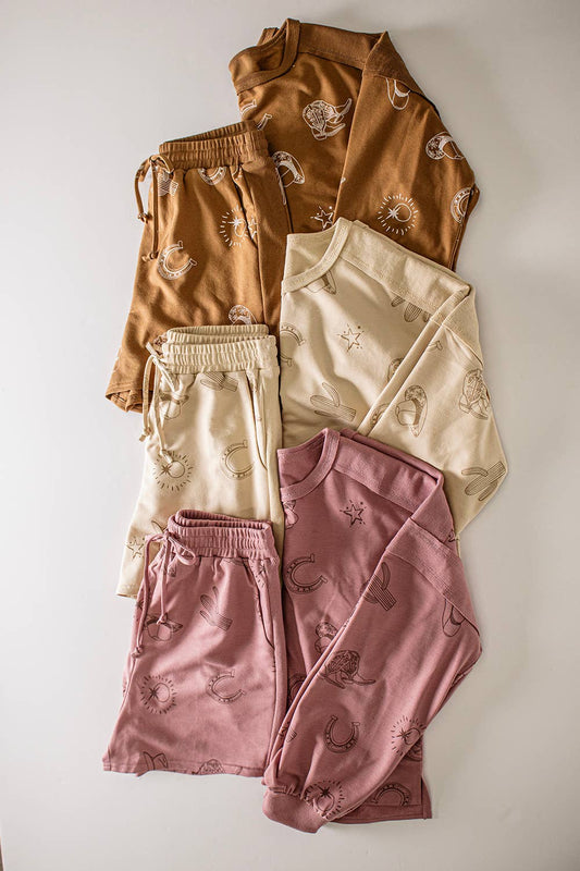 Western Print Lounge Set